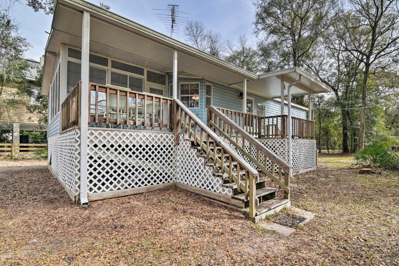 Fishing Paradise With Deck On Suwannee River Branford Exterior foto